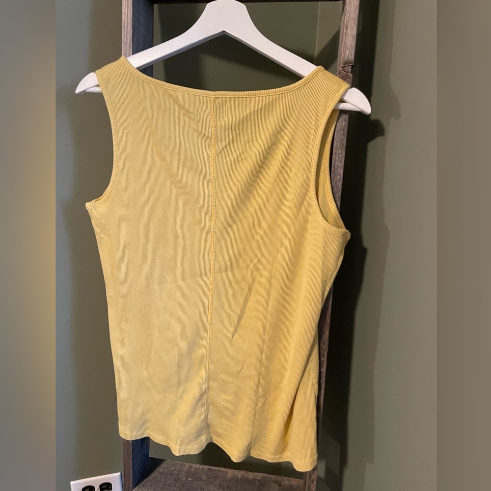 Wonderly Button-Front Ribbed Tank - Picture 4 of 4
